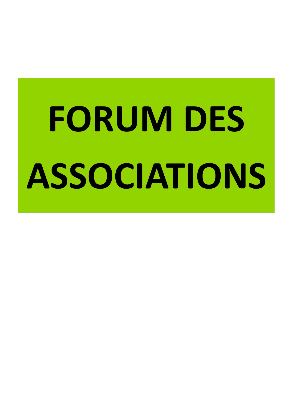 Lire la suite à propos de l’article PREPARATION DU FORUM DES ASSOCIATIONS