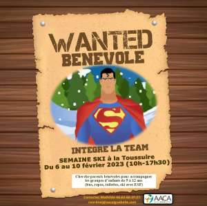 Lire la suite à propos de l’article Recherche de bénévoles pour la fameuse semaine de ski !
