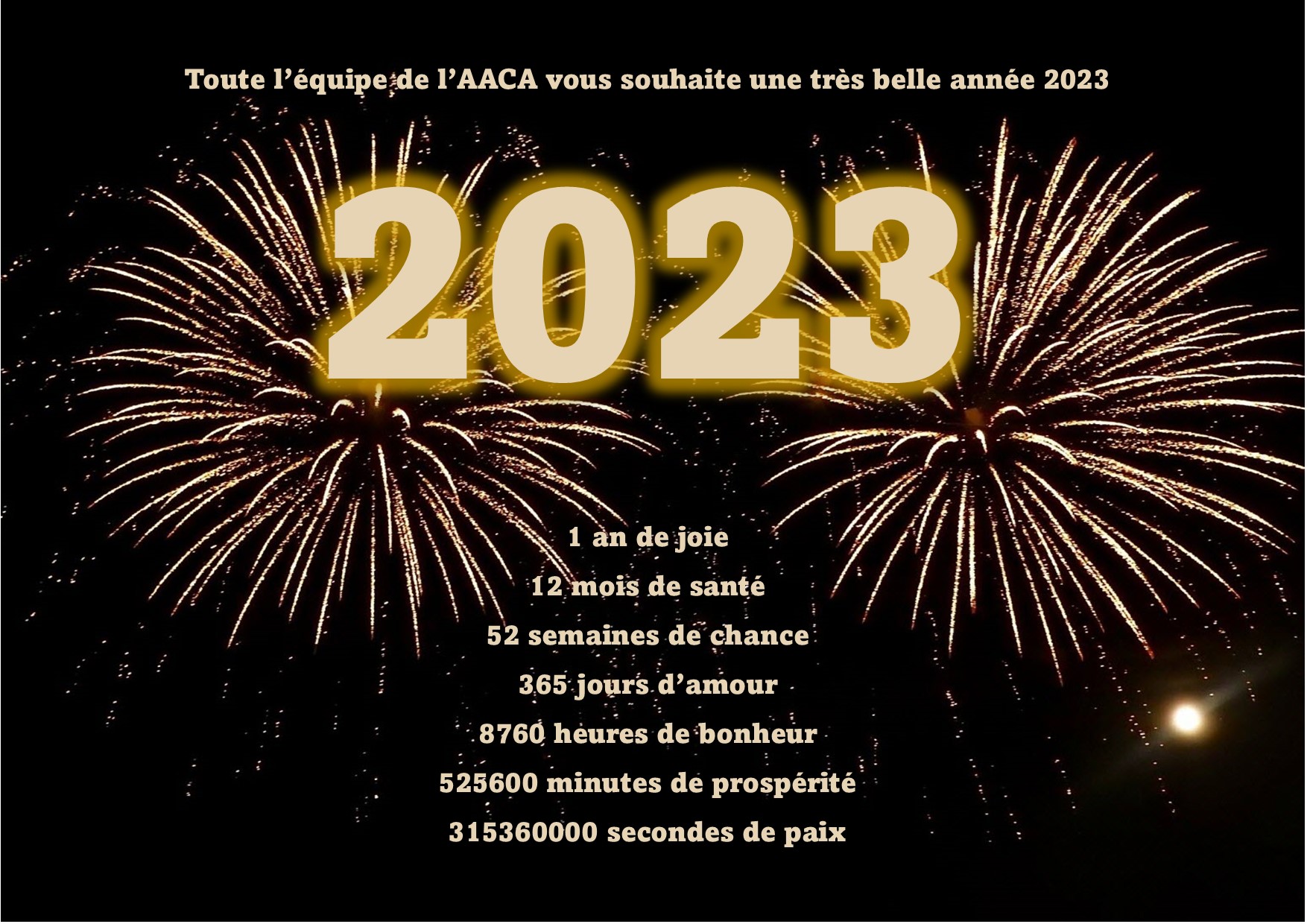 Lire la suite à propos de l’article Voeux 2023