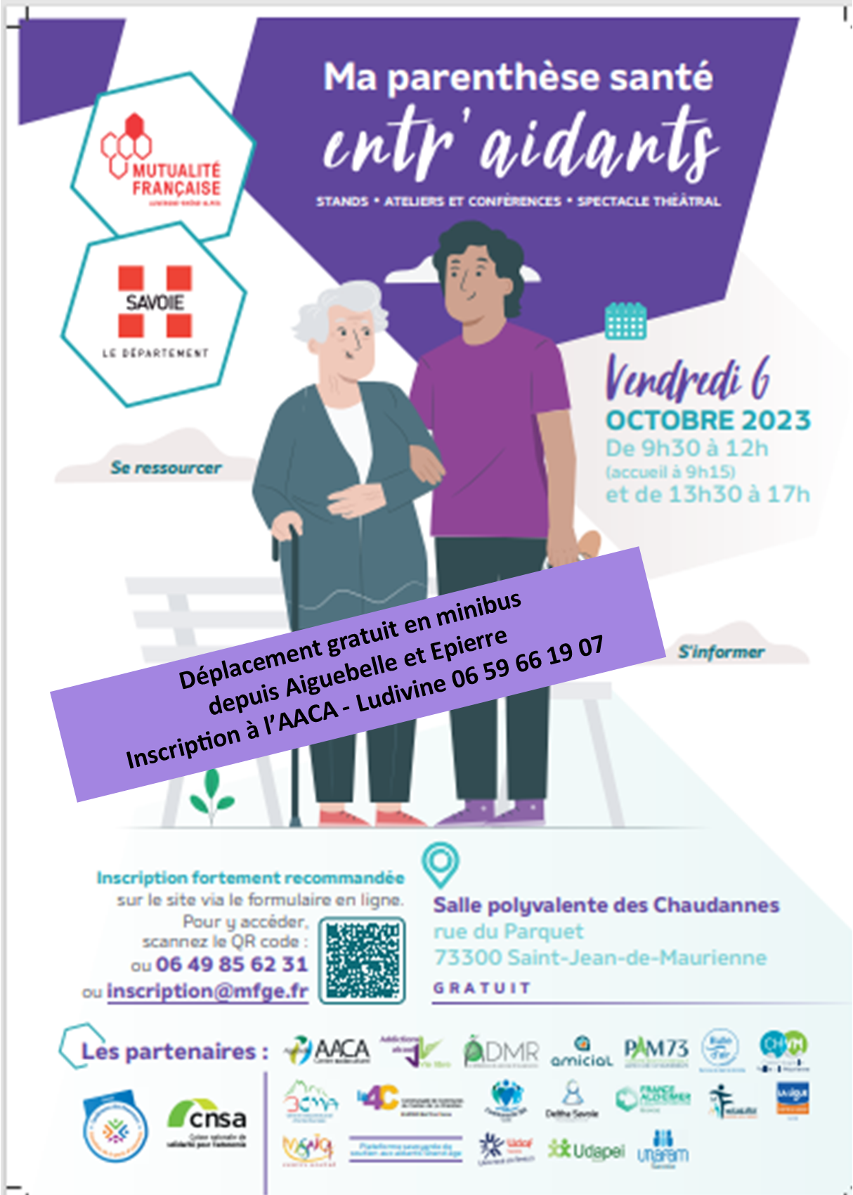 Lire la suite à propos de l’article Déplacement journée proches aidants