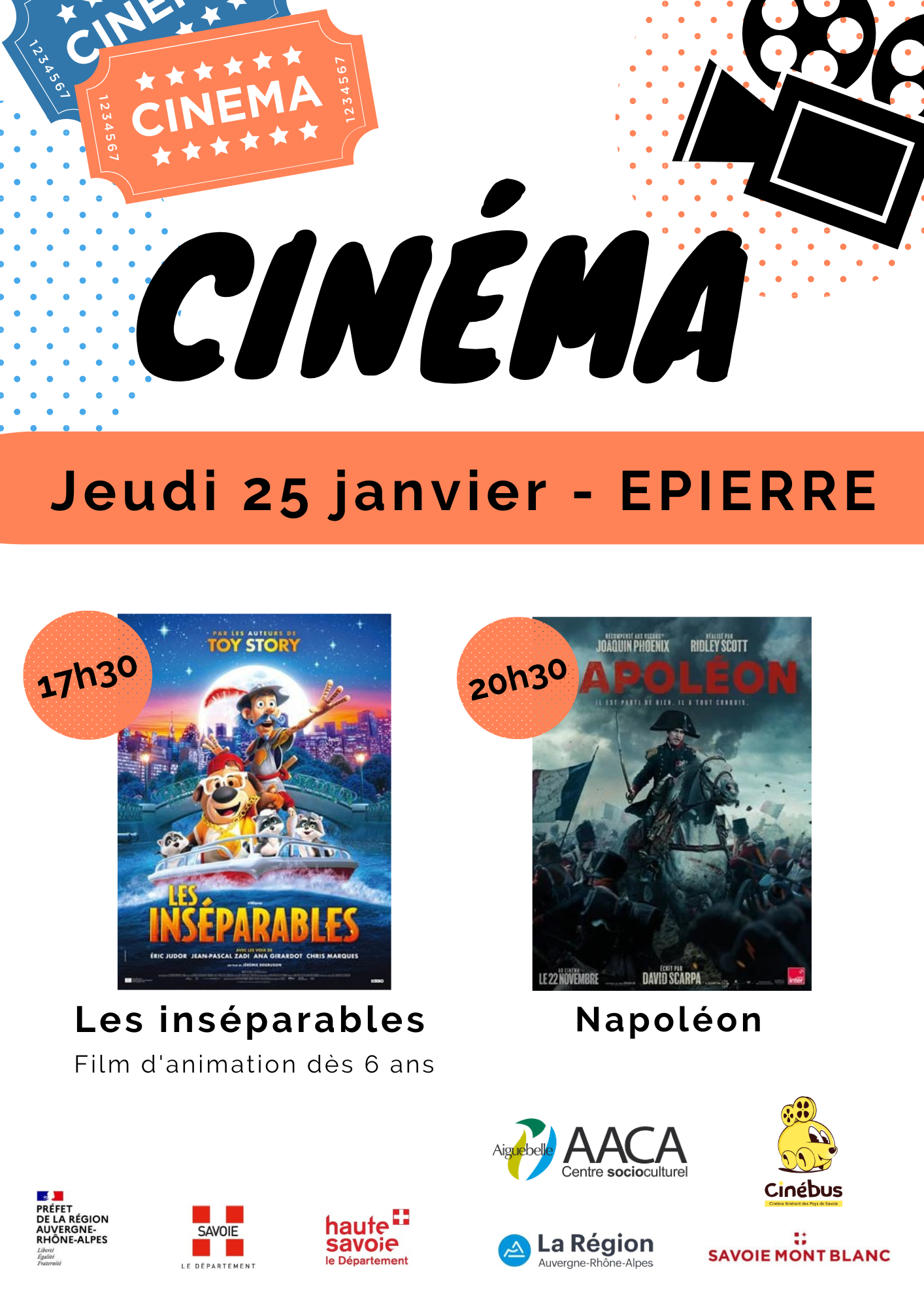 Lire la suite à propos de l’article Jeudi 25 janvier : Cinéma à Epierre (salle des fêtes)