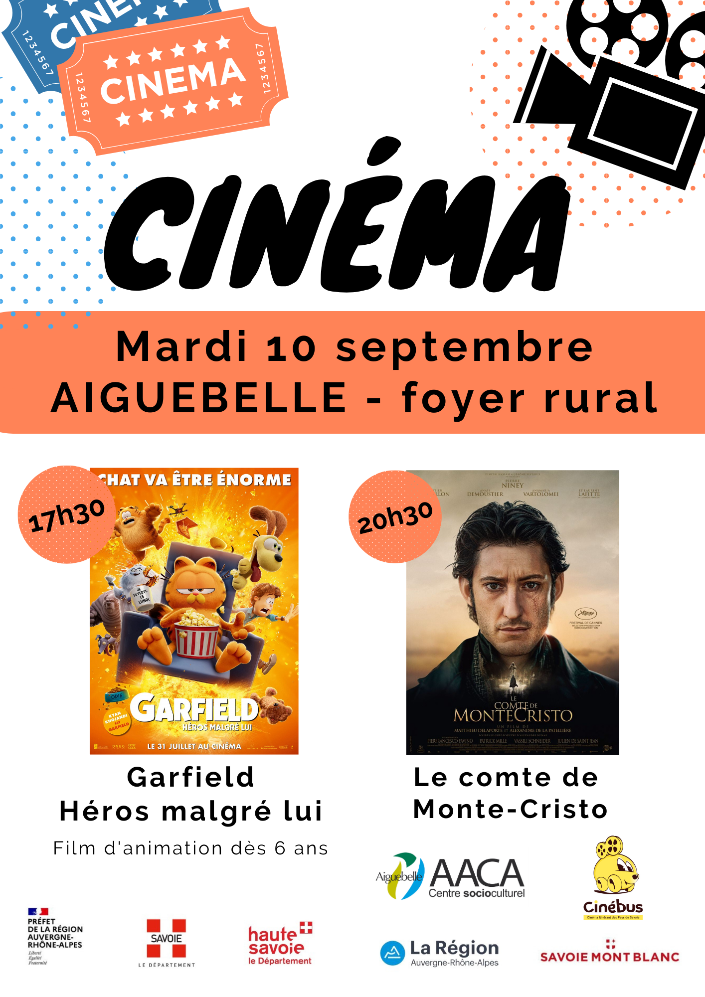 Lire la suite à propos de l’article Mardi 10 septembre : Cinéma à Aiguebelle (foyer rural)